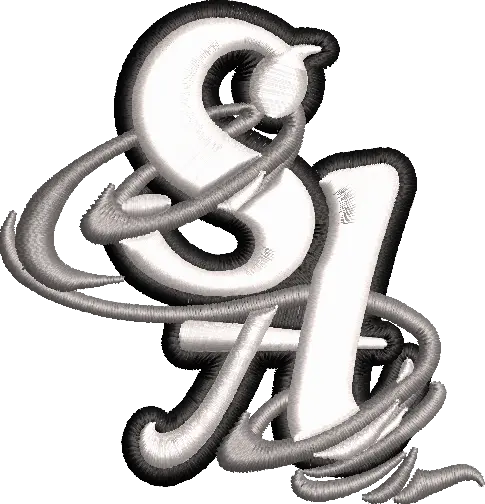 Puff Embroidery Example