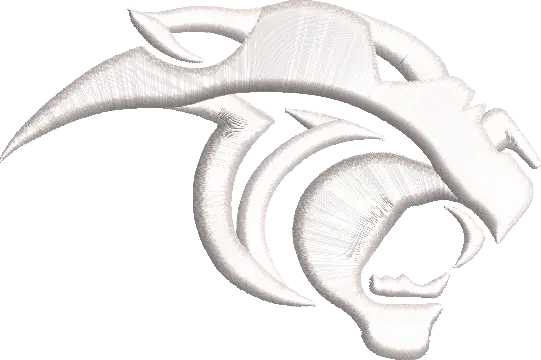 3D Puff Embroidery Example